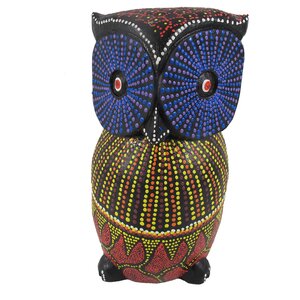 Houten Uil Aboriginal