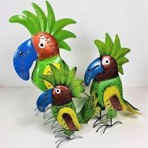 Metalen "Tropical Bird"