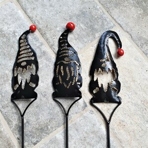 Metalen (tuin)steker 'Santa'