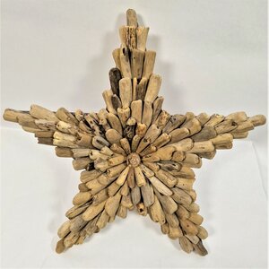 Houten ster drijfhout