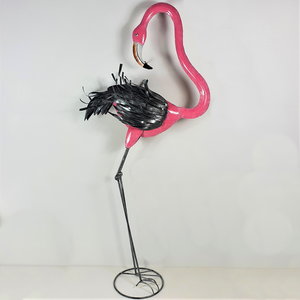 Metalen Flamingo 80 cm