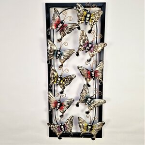 Wanddeco Vlinders in Frame Paintbrush
