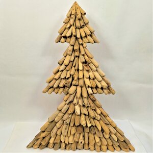 Houten kerstboom drijfhout 60 cm