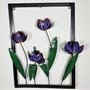Wanddeco Tulip Frame "Purple"