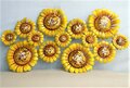 Wanddeco Sunflowers